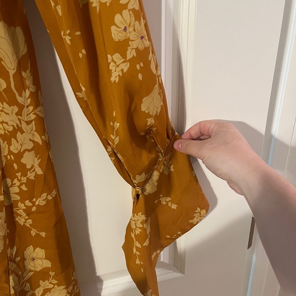 Free People Silk Floral Dress - Picture 4 of 10